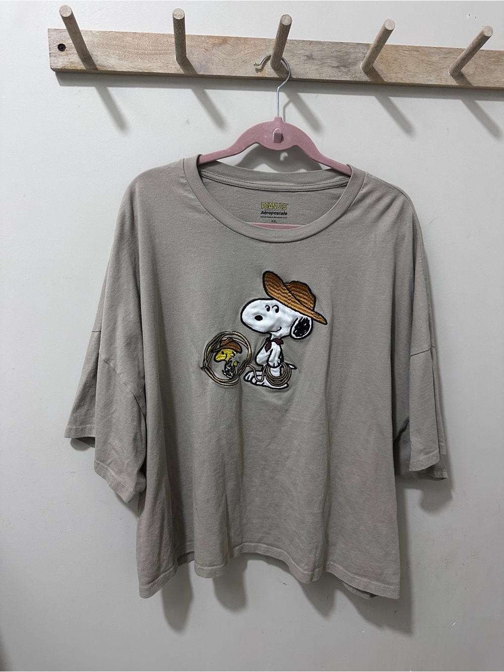 Aeropostale Oversized Peanuts Tee